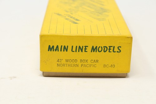 HO Main Line Models BC-40 42' Wood Box Car Northern Pacific NP 6100 Brown - 第 7/7 張圖片