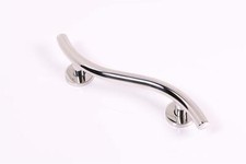 Luxury Curved Stainless Steel Grab Rail Concealed Fixings 355mm-480mm-620mm Bars
