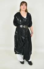 CRAZY H4 black & white  grecian slouchy dress size XL/XXL CLEARANCE