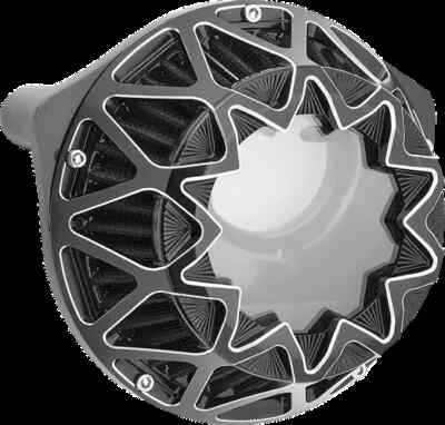 AN Crossfire Air Cleaner Filter Kit Machined Black Harley Road Glide Ultra 17-19