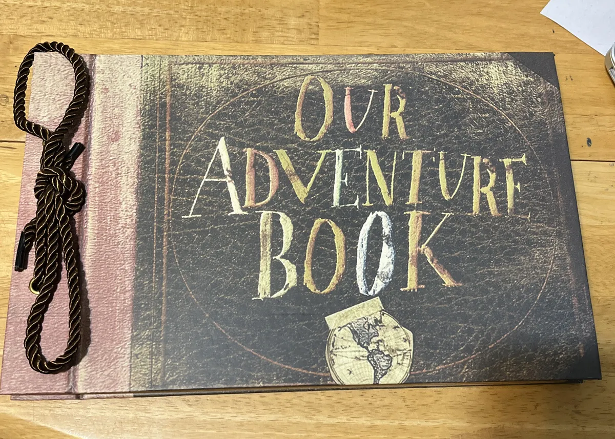 Our Adventure Book Scrapbook Disney Pixar Up -new
