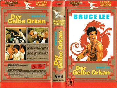 (FSK 18) VHS Videokassette - Bruce Lee - Der Gelbe Orkan -  Bruce Li (1979)