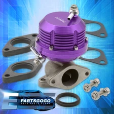 35mm 38mm External Wastegate Turbo Manifold With Spring Hardware Purple