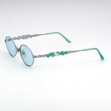 Y2K Hello Kitty Blue Teal Tint Sunglasses 90s Vintage Frames Only Sanrio
