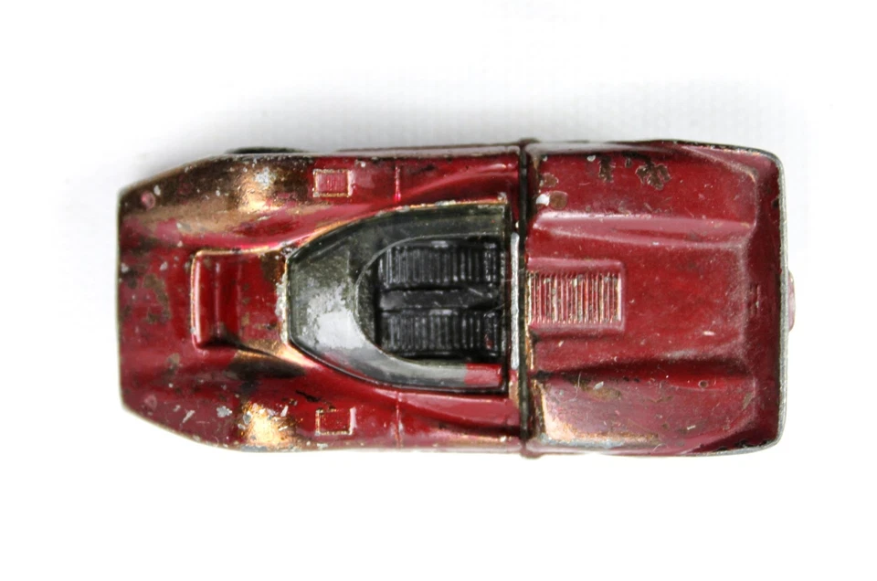 McLaren M6A 1968 rojo granate Gran Premio Redline Hot Wheels EE. UU. diecast 1:64 Foto 2 de 4