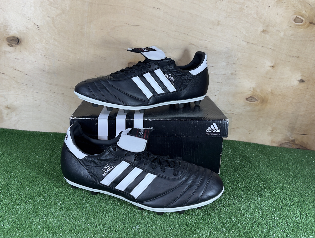 Adidas Copa Mundial FG 015110 Leather Elit Black boots Cleats mens