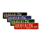 Vanhalen Avenue Street Sign For Garage Vintage Décor American Rock Band tin Sign