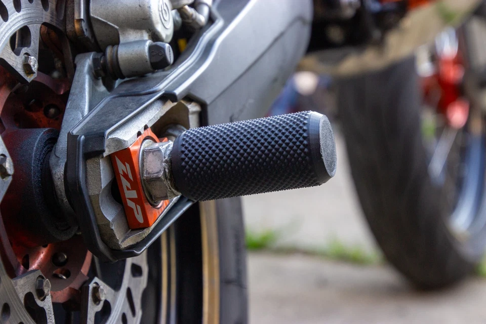 Sturzpads für Motorrad (Enduro / Supermoto) | Stunt Pegs | Lang | Stunt Version - Bild 2 von 2