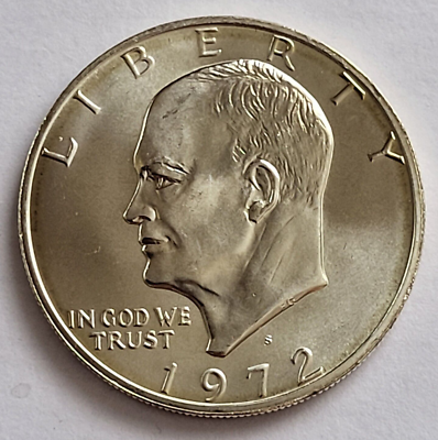 1972 -S One Dollar Eisenhower 40% Silver - San Francisco Mint | eBay