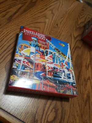 Puzzlebug Deluxe Amusement Park Rides Jigsaw Puzzle 500 Thicker Pieces Sealed 