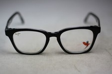 Maui Jim MJO 2121-02K Polished Black W/Crystal Trim italy flex 51-21-145 9725