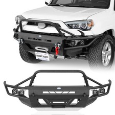 Off-road Steel Front Bumper For 2014-2024 Toyota 4runner W/winch Plate & Lights