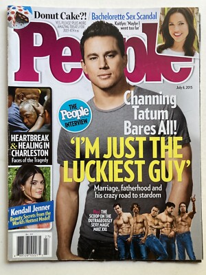 CHANNING TATUM July 6, 2015 PEOPLE Magazine KENDALL JENNER / JENNIFER LAWRENCE