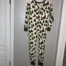 Lazy One Adult LargReindeer No Peeking Christmas Longjohns Pajamas Men Women