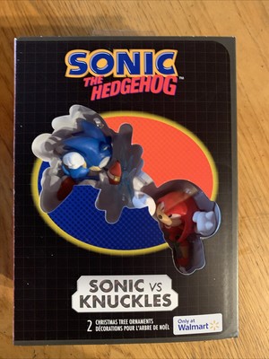 SONIC VS KNUCKLES Sonic the Hedgehog 2024 Hallmark Christmas Ornaments Walmart