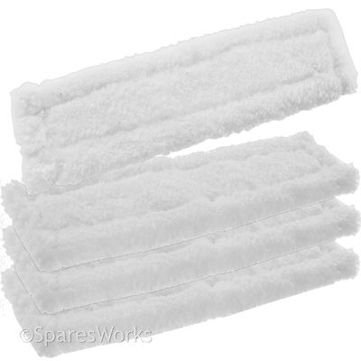 4 x UNIVERSAL Sprühflasche Abdeckung Tuch Glasreiniger Pads für Fenstersauger Sauger