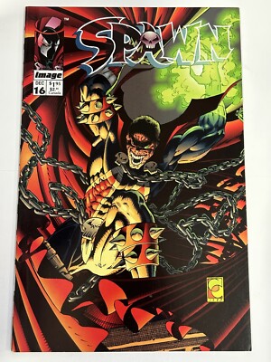 SPAWN #16 NEAR MINT 1993 TODD MCFARLANE IMAGE COMICS b-344