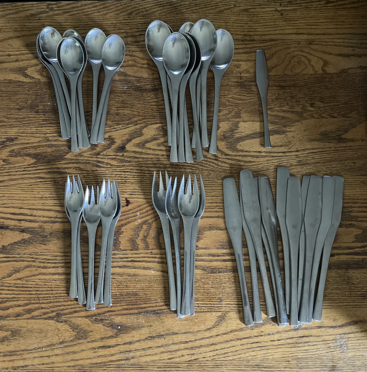 Vintage Dansk Odin Flatware Jens Quistgaard Design #41 Pcs. Korea