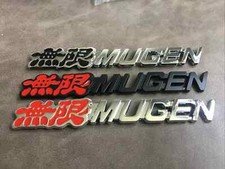 1x New Jdm Mugen Grill Badge Trunk Badge Decal Sticker For Cars