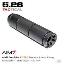 AIM7 R-77SC Modular Linear Compensator Muzzle Brake Multi Caliber 223 30CAL 9mm