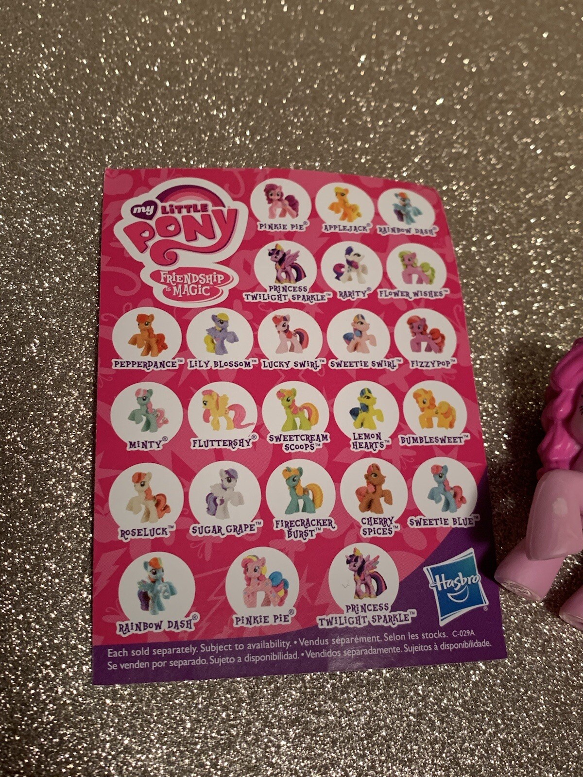 2015 My Little Pony FiM Blind Bag Wave #12 Cutie Mark Magic 2" Pinkie Pie Plain
