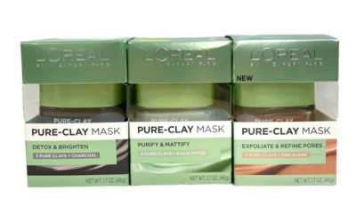 #ad L#x27;Oreal Pure Clay Mask 1.7oz 48g New w Box As Seen In Pics YOU PICK EFFECT $15.95