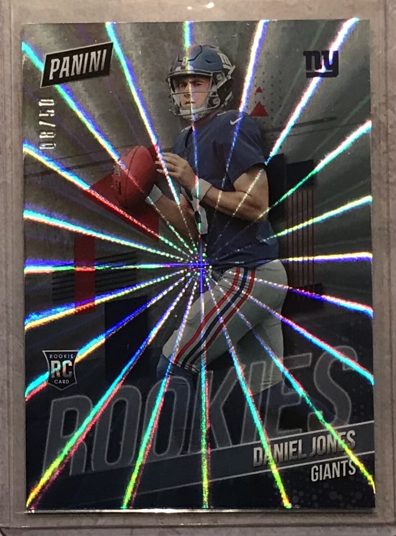 2019 Panini The National Daniel Jones #08/50 Rainbow Spokes RC #4 *FREE SHIPPING