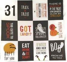 Halloween Oct 31st Pocket Pages 12x12 Scrapbook Paper - 4 Sheets