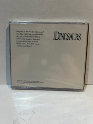 Microsoft DINOSAURS, CD-ROM (PC, 1993) | eBay