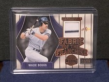 Wade Boggs 2024 Leaf Bronx Legacy Fabric Of The Franchise 14/45 NY Yankees