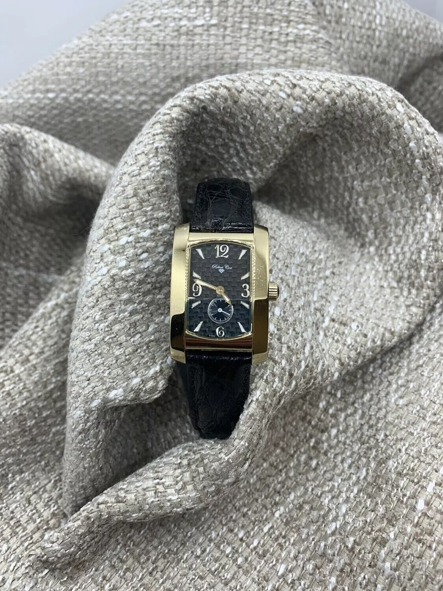 Ladies Robert Cox Wrist Watch With Crocodile Band eBay