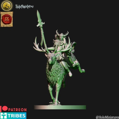 Wood Elves King's Hunters Wargames - 9th age - dnd - tabletop gaming - old world - Imagen 4 de 15