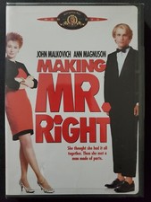 Making Mr. Right (DVD, 2003) John Malkovich 1987 Region 1 NEW SEALED OOP