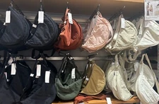 UNIQLO ROUND MINI SHOULDER BAG Unisex Gift Nylon Padding Zip Pocket Japan New