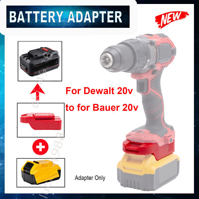 Dewalt 20V To Bauer 20V Battery Adapter Converter - Lets You Use Dewalt Batteries On Bauer Tools (No Battery Included) 8 thumbnail image
