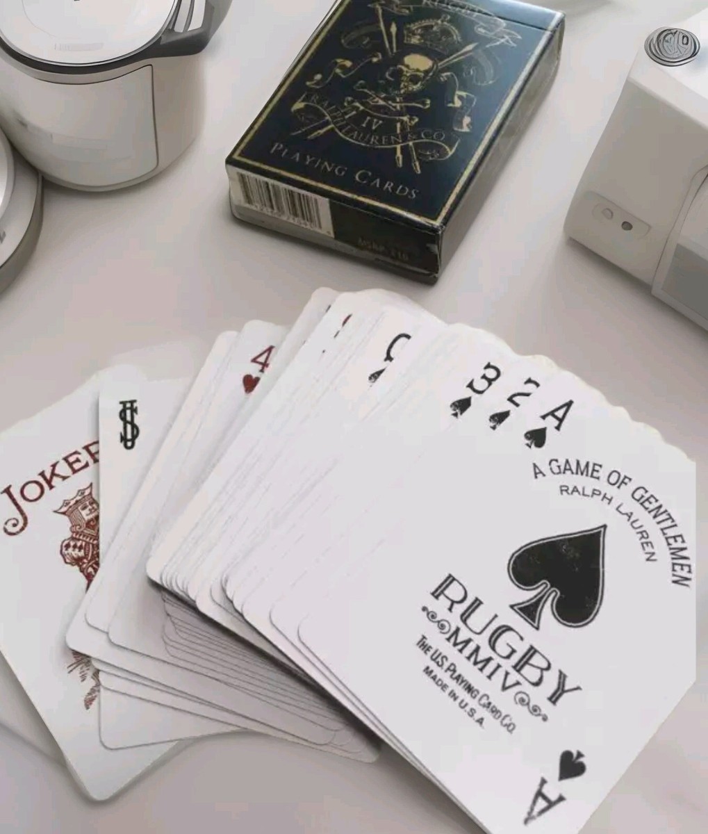 ラルフローレン　ラグビー　トランプカード Ralph Lauren & Co Rugby Playing Cards Limited with Box Case Rare