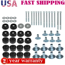 1 Set Body Cab Mount Bushing Kit For 08-16 Ford F250 F350 Super Duty 2WD 4WD
