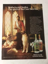 1990 Wolfschmidt Vodka Vintage Print Ad pa24