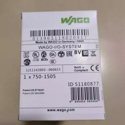 750-1505 New In Box WAGO 750-1505 16-Channel Digital Output PLC Module 7501505