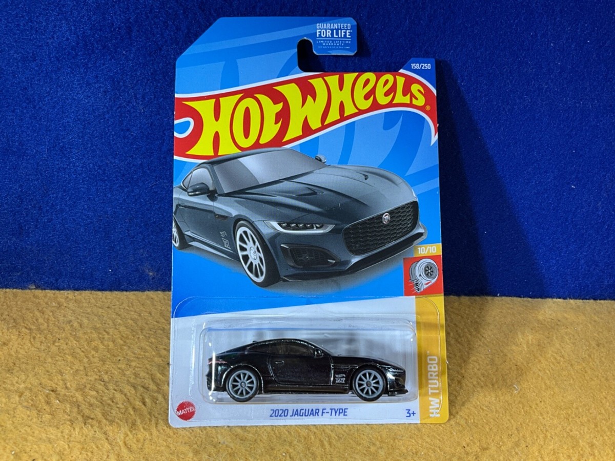 I10-13 HOT WHEELS SUPER TREASURE HUNT - 2020 JAGUAR F-TYPE - BLACK