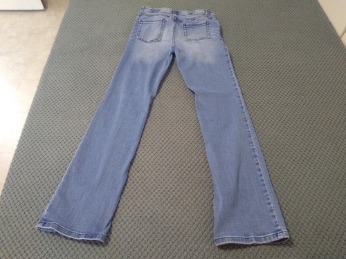 Cat & Jack super stretch super elastizado bootcut jean girls size 12 - Picture 4 of 16