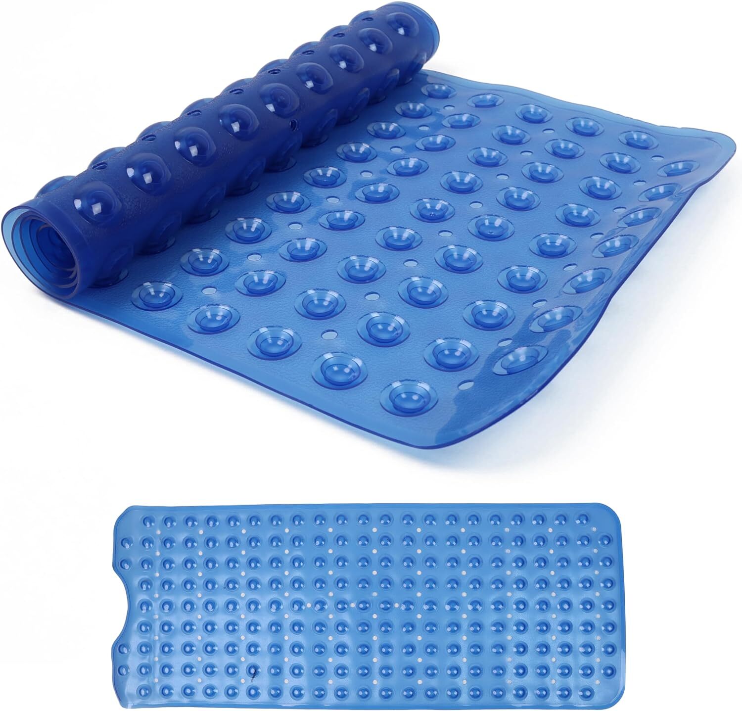 Alfombra de baño de ducha antideslizante 100 x 40 antideslizante antimoho y moho con agarre de ventosas