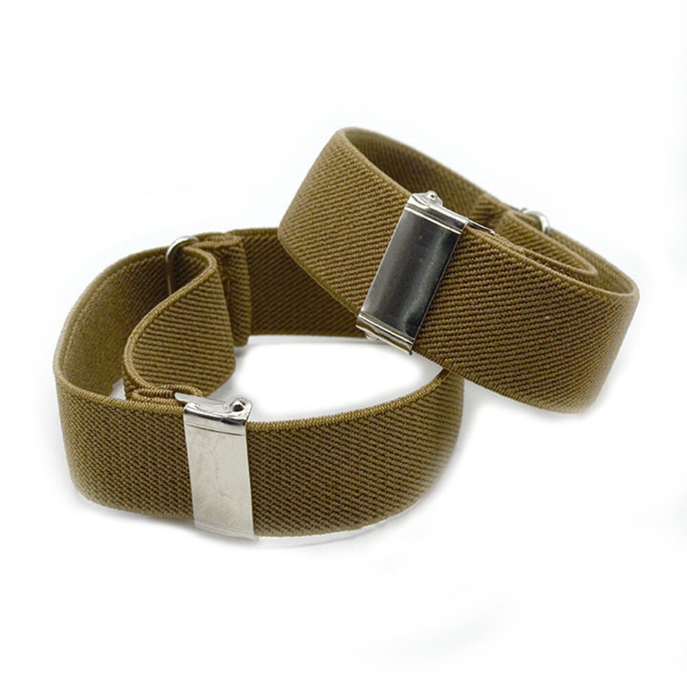 Mens Elastic Shirt Sleeve Garter Strap Adjustable Armband Sleeve Cuff