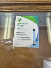 One Touch Ultra Blue Blood Glucose Test Strips - 100 Count exp 09/30/26