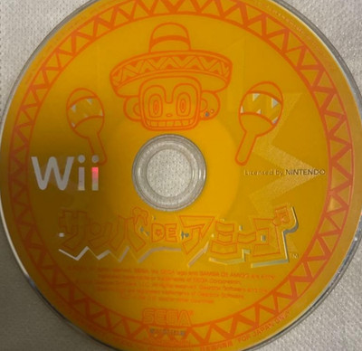 Samba de Amigo Nintendo Wii Disc Only Used Tested Japanese ver