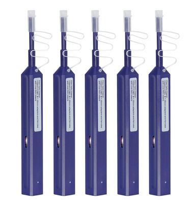 LC Fiber Cleaner Pen - 5 Pack - 1.25Mm LC Fiber Optic Cleaning Pen with Dual Act