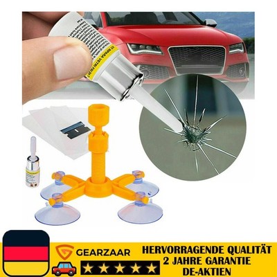 Windshield Repair Kit Quick Fix Car Wind Glass Bullseye Rock Chip Crack Star Nzn