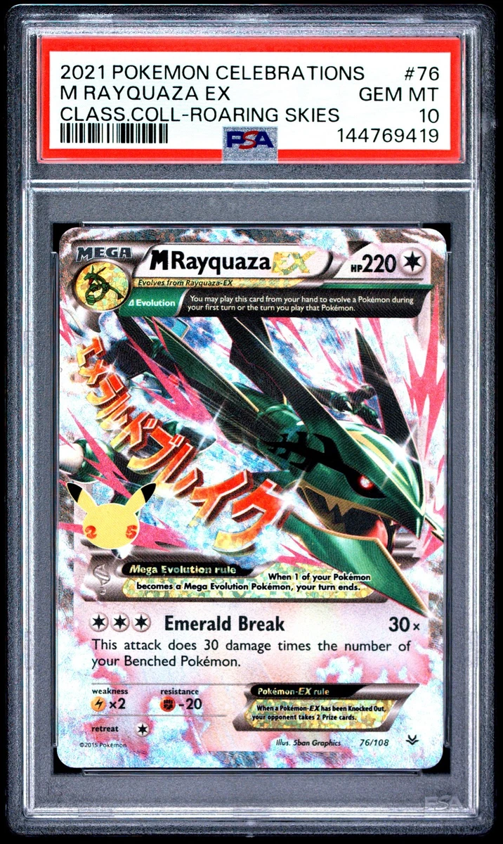 Rayquaza Pokémon TCG Professional Sports Authenticator (PSA) Grade