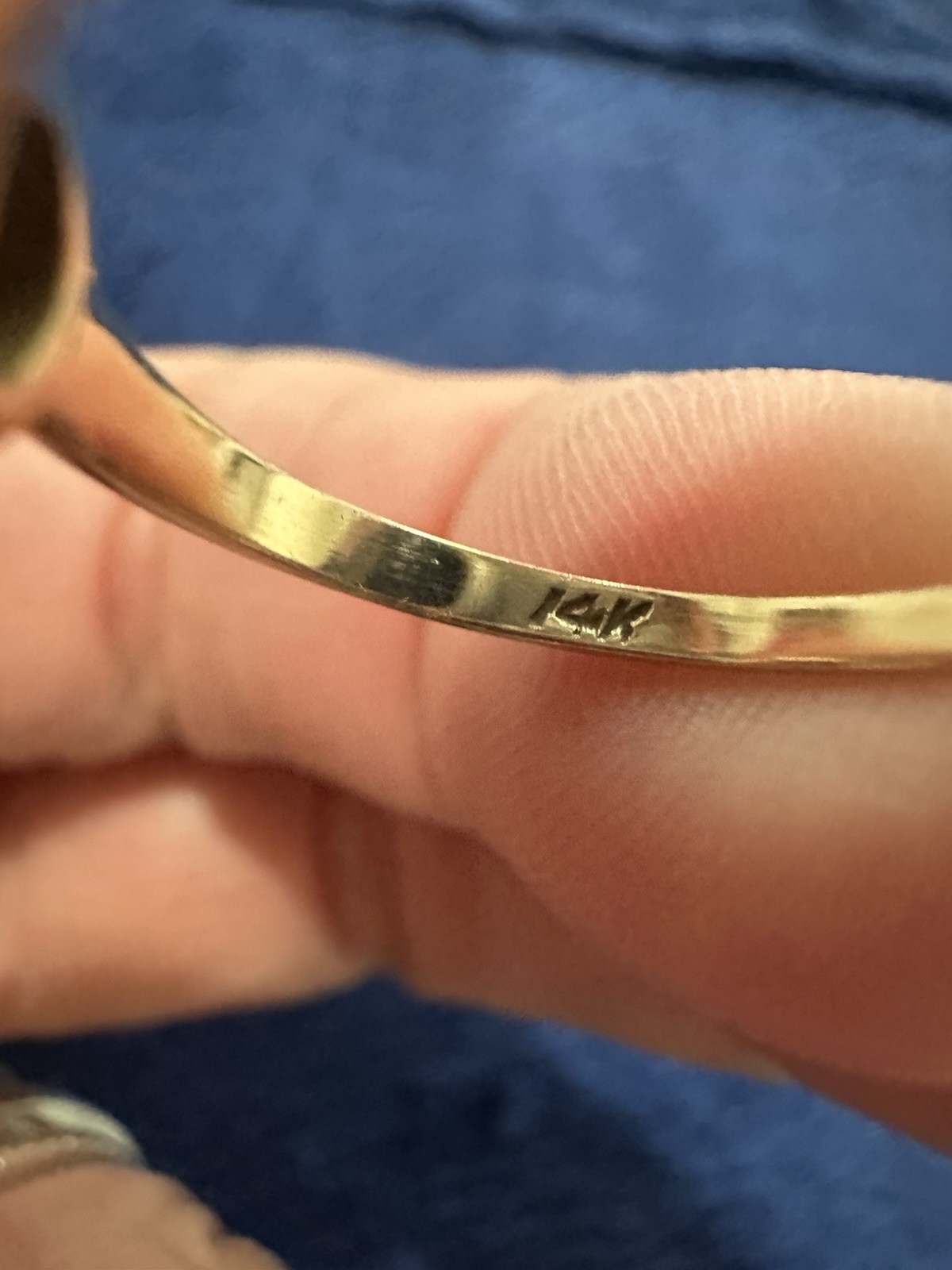 14k Yellow Gold Round Ruby Solitaire Ring, Size 6… - image 3