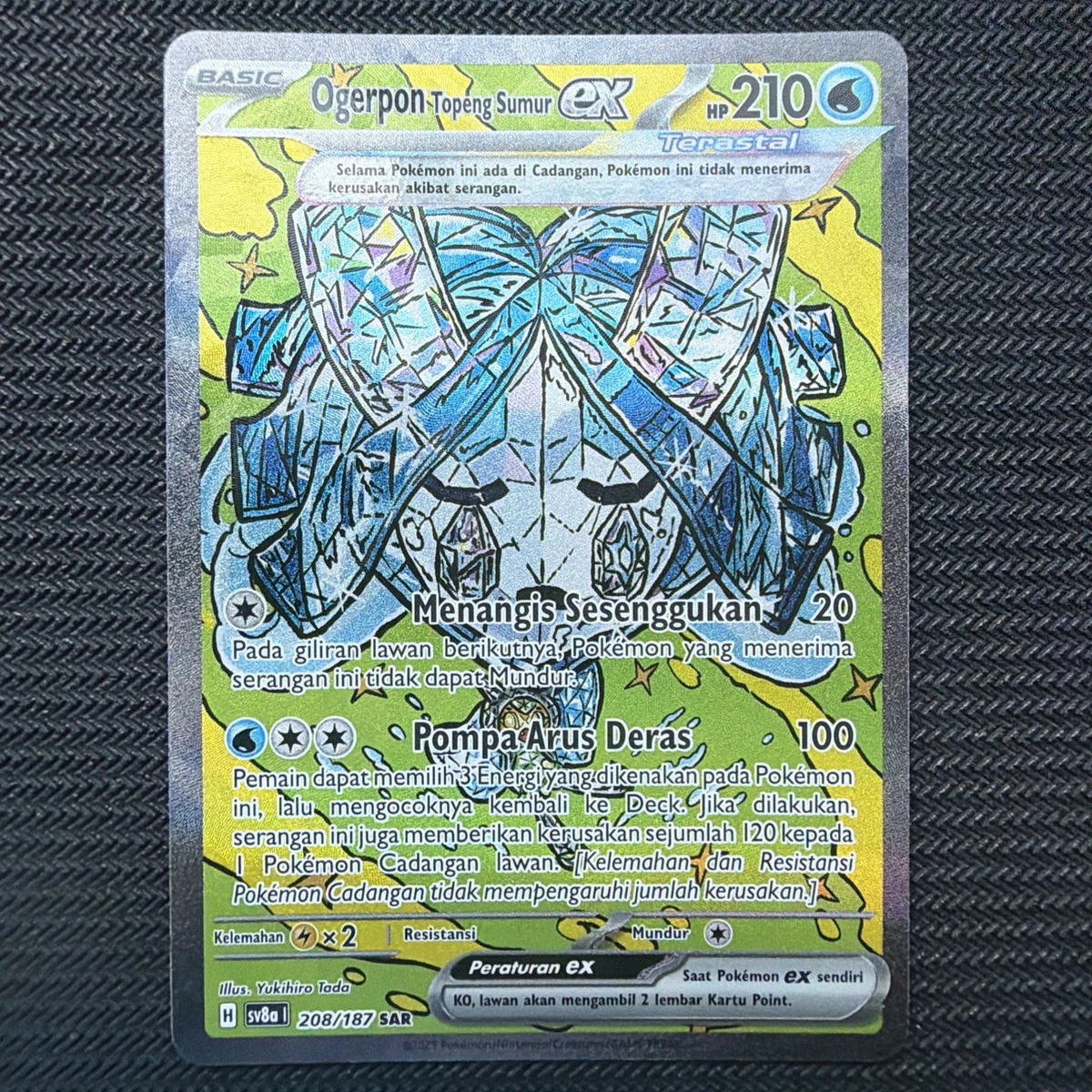 Wellspring Mask Ogerpon Ex 208/187 Sv8a: Terastal Fest for sale | eBay
